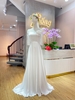 Đầm Dạ Hội Lụa Satin Cổ Vuông DDH580