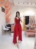 Đầm Maxi Silk Nhung Xẻ DM640