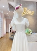 Váy Cưới Phi Nhật Hoa Lưng Form Lửng DC346