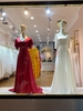 Đầm Dạ Hội Lụa Satin Cổ Vuông DDH580