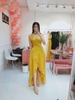 Đầm Maxi Silk Nhung Xẻ DM640
