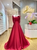 Đầm Dạ Hội Lụa Satin Cổ Vuông DDH580