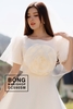 Váy Cưới Phi Nhật Tay Con Hoa Cuốn DC590