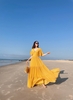 Đầm Maxi Bản Eo Cánh Tiên DM568