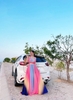 Đầm Maxi Loang Hồng Dây Dài 7 Màu DM145