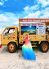 Đầm Maxi Yếm Cổ Loang Cam Chân Xanh DM146