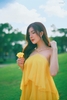 Đầm Maxi Yếm Tầng Bèo Vàng DM331