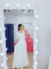 Đầm Maxi Trắng Hở Lưng Tay Con DM404