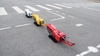 RC 1/14 stone crusher, with extra belt conveyor behind