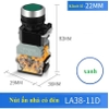 nut-nhan-giu-la38-11-mau-xanh-la-co-den-24v-22mm-a7h15