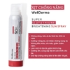 Xịt chống nắng WellDerma Super Glutathione 180ml (Chai)