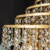 DIAMOND LIGHTING ĐÈN CHÙM MATEO PHA LÊ TÂN CỔ ĐIỂN VÀNG TRẮNG - DC 110Q