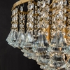 DIAMOND LIGHTING ĐÈN CHÙM MATEO PHA LÊ TÂN CỔ ĐIỂN VÀNG TRẮNG - DC 110Q