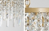 DIAMOND LIGHTING ĐÈN CHÙM CHRYSANTHE PHA LÊ HIỆN ĐẠI VÀNG TRẮNG - DCHD 1111S
