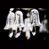 DIAMOND LIGHTING ĐÈN CHÙM NẾN PHA LÊ  ĐẲNG CẤP CỔ ĐIỂN TRẮNG - CN 08C