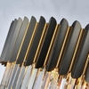 DIAMOND LIGHTING ĐÈN CHÙM LIDKA PHA LÊ HIỆN ĐẠI VÀNG XÁM - DCHD 1100S