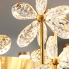 DIAMOND LIGHTING ĐÈN CHÙM HOA OLANDER PHA LÊ HIỆN ĐẠI VÀNG TRẮNG - DCHD 110C