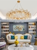DIAMOND LIGHTING ĐÈN CHÙM SERIP ENZIO PHA LÊ HIỆN ĐẠI VÀNG TRẮNG - DCHD 1100X