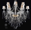 DIAMOND LIGHTING ĐÈN CHÙM PHA LÊ CAO CẤP TÂN CỔ ĐIỂN VÀNG TRẮNG - DC 1761