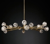 DIAMOND LIGHTING ĐÈN CHÙM AJAX PHA LÊ HIỆN ĐẠI VÀNG TRẮNG - DCHD 1200P