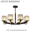 DIAMOND LIGHTING ĐÈN CHÙM PHA LÊ HIỆN ĐẠI VÀNG TRẮNG - DCCC 888062