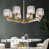 DIAMOND LIGHTING ĐÈN CHÙM PHA LÊ HIỆN ĐẠI VÀNG TRẮNG - DCCC 888062