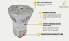 BÓNG LED CHÉN 3W LED200