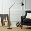 đèn sàn 2 khớp hiện đại góc sofa