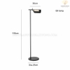 ĐÈN CÂY HỢP KIM CÁNH DIỀU HIỆN ĐẠI DCS530