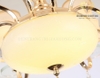 Diamond Lighting Đèn chùm xi đồng cổ điển trắng vàng - DCD040