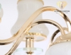 Diamond Lighting Đèn chùm xi đồng cổ điển trắng vàng - DCD040
