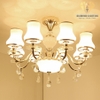 Diamond Lighting Đèn chùm xi đồng cổ điển trắng vàng - DCD040
