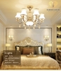 Diamond Lighting Đèn chùm xi đồng cổ điển trắng vàng - DCD040