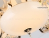 Diamond Lighting Đèn chùm xi đồng cổ điển vàng trắng - DCD930