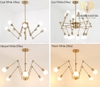 Diamond Lighting Đèn chùm thân nhện vàng đồng - DCH070
