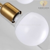 Diamond Lighting Đèn chùm thân nhện vàng đồng - DCH070