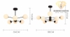 Diamond Lighting Đèn chùm hiện đại trắng đen - DCH101
