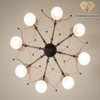 Diamond Lighting Đèn chùm hiện đại vàng đen - DCH290