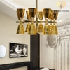 Diamond Lighting Đèn chùm hiện đại vàng đen - DCH290