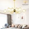 Diamond Lighting Đèn chùm hiện đại trắng vàng - DCH380