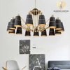 Diamond Lighting Đèn chùm hiện đại đen vàng - DCH390