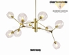 Đèn chùm chao thủy tinh DCH490 