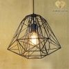 Đèn thả decor quán cafe Khối đa giác