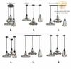 Đèn thả chao thủy tinh hiện đại DTCF720
