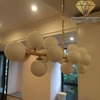 Diamond Lighting Đèn chùm hiện đại trắng vàng - DCH 002