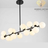 Diamond Lighting Đèn chùm hiện đại trắng vàng - DCH 002