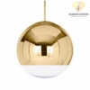 Đèn thả cầu xi vàng 3/4 kín đấy DTCF210