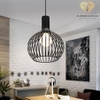 Đèn trang trí cafe thả lòng đèn sắt DTCF420 