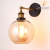 Đèn chao ốp tường thủy tinh trang trí phòng ngủ