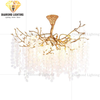 DIAMOND LIGHTING ĐÈN CHÙM HOA CORNELIA THUỶ TINH HIỆN ĐẠI VÀNG TRẮNG - DCHD 1110D